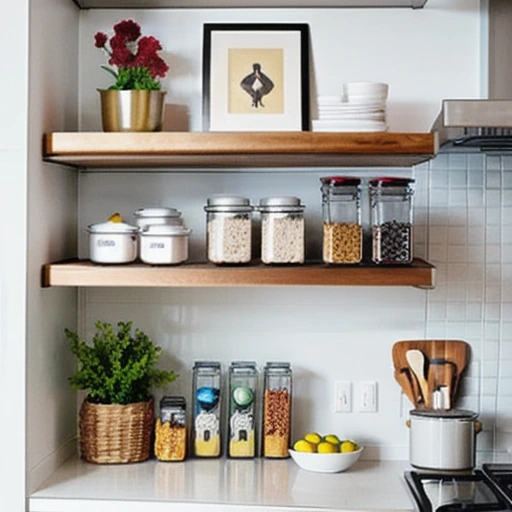 10 Kitchen Shelf Styles That Never Look Cluttered design idea 1