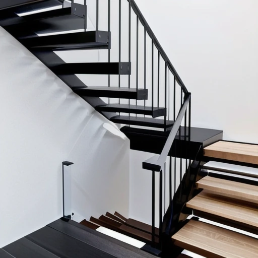 10 Black and Wood Staircase Design for Contemporary Interiors design idea 1