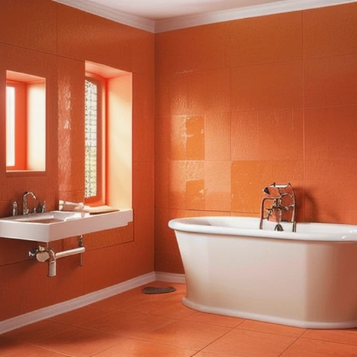 10-clay-orange-bathroom-inspiration-for-warm-earthy-interiors-1 10 Clay Orange Bathroom Inspiration for Warm Earthy Interiors design idea 1