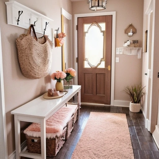 10 Peach Entryway Styling for a Welcoming Pinterest Home design idea 1