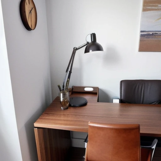 10 Walnut Brown Home Office Setup for Productivity and Style design idea 1