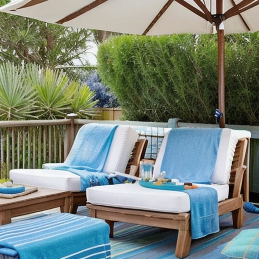 10 Coastal Blue Terrace Ideas for Relaxing Outdoor Vibes