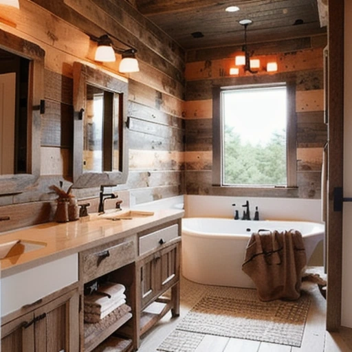 10 Clay Orange Bathroom Inspiration for Warm Earthy Interiors