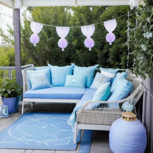 9 Sky Blue Terrace Decor for a Relaxing Summer Escape