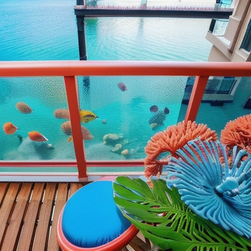10 Coral Balcony Inspiration for a Bright Apartment Aesthetic