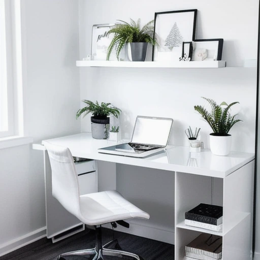 10 Arctic White Home Office Ideas for a Clean Focused Workspace
