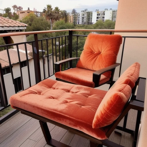 9 Sunset Orange Balcony Styling for a Vacation Inspired Apartment