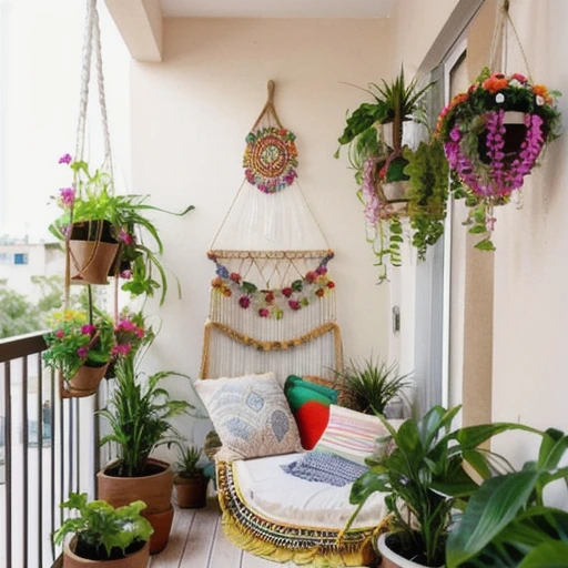 10 Boho Beige Balcony Ideas for Small Apartment Living