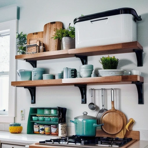 10 Kitchen Shelf Styles That Never Look Cluttered design idea 2