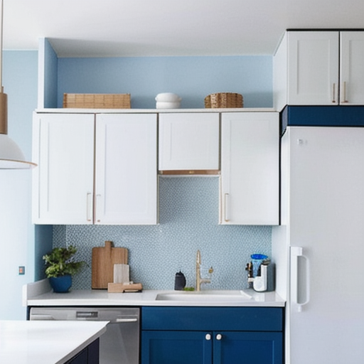 10 Blue and White Kitchen Decor design idea 2