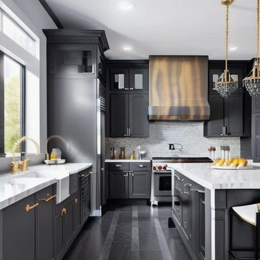 10-charcoal-gray-kitchen-ideas-for-a-luxury-modern-interior-2 10 Charcoal Gray Kitchen Ideas for a Luxury Modern Interior design idea 2