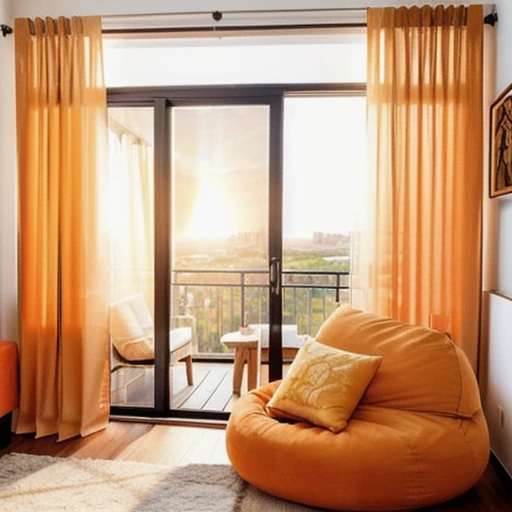 9-sunset-orange-balcony-styling-for-a-vacation-inspired-apartment-2 9 Sunset Orange Balcony Styling for a Vacation Inspired Apartment design idea 2