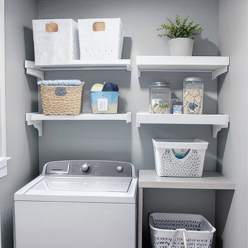 10-soft-gray-laundry-room-makeover-for-organized-living-3 10 Soft Gray Laundry Room Makeover for Organized Living design idea 3