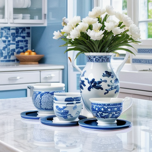 10 Blue and White Kitchen Decor design idea 3