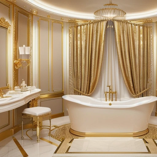 10 Champagne Gold Bathroom Decor for an Elegant Spa Feel design idea 3