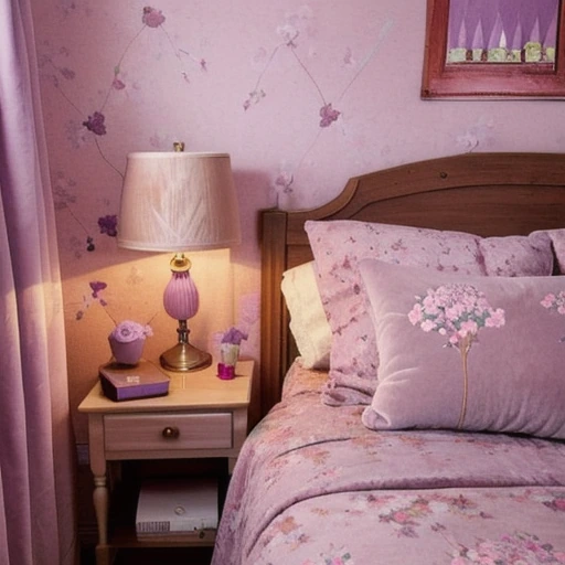 10 Dusty Lavender Bedroom Inspiration for a Soft Vintage Aesthetic design idea 3