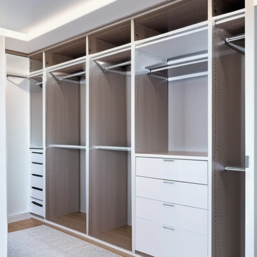 10 White Oak Closet Design for a Luxury Walk In Look design idea 4