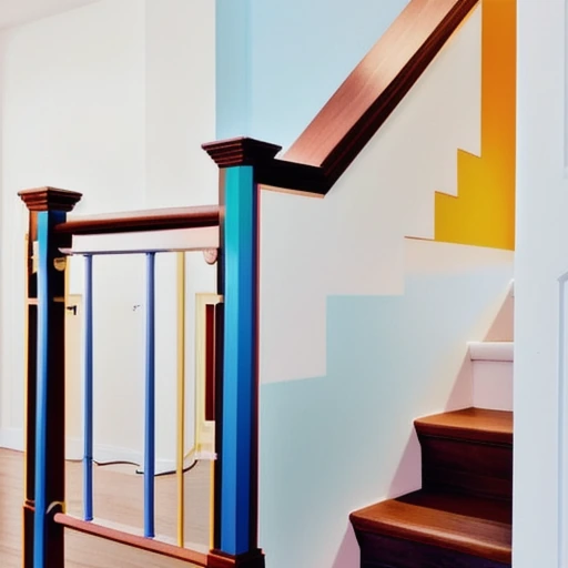 8 Staircase Walls That Turn Dead Space Into Art design idea 4