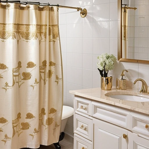 10 Champagne Gold Bathroom Decor for an Elegant Spa Feel design idea 4