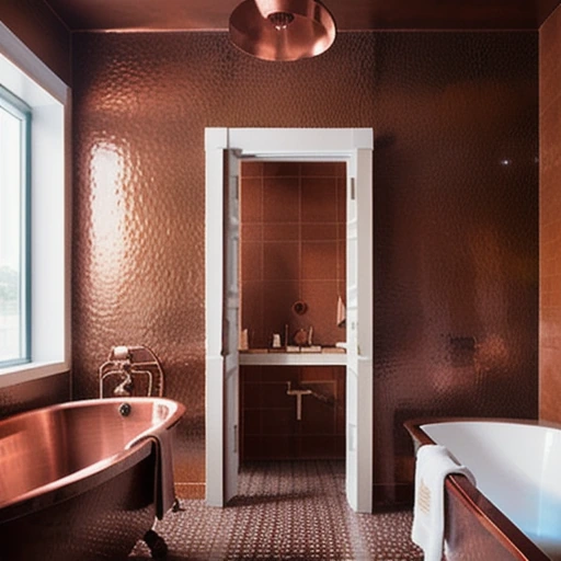 10-copper-tone-bathroom-ideas-for-a-luxury-boutique-hotel-feel-4 10 Copper Tone Bathroom Ideas for a Luxury Boutique Hotel Feel design idea 4