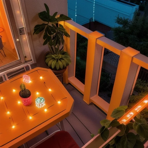 9-sunset-orange-balcony-styling-for-a-vacation-inspired-apartment-4 9 Sunset Orange Balcony Styling for a Vacation Inspired Apartment design idea 4