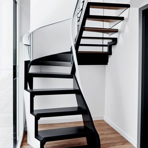 10 Black and Wood Staircase Design for Contemporary Interiors design idea 5