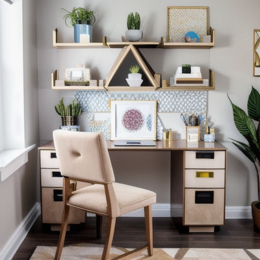 6 Beige Home Office Inspiration design idea 5