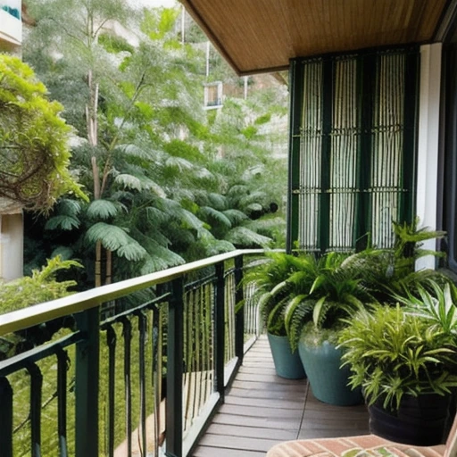 10 Forest Green Balcony Decor for an Urban Jungle Aesthetic design idea 5