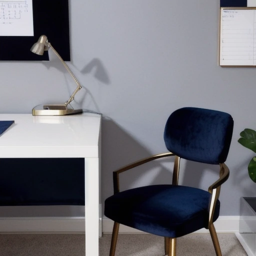 10 Navy Blue Home Office Decor for a Sophisticated Workspace design idea 5