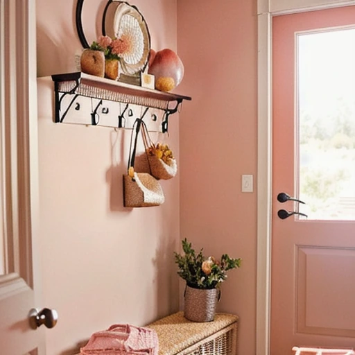 10 Peach Entryway Styling for a Welcoming Pinterest Home design idea 5