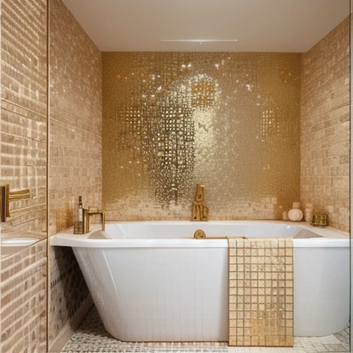 10 Champagne Gold Bathroom Decor for an Elegant Spa Feel design idea 5
