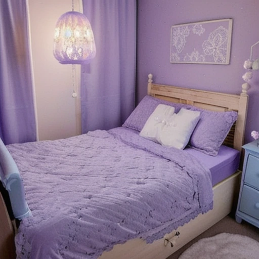 10 Dusty Lavender Bedroom Inspiration for a Soft Vintage Aesthetic design idea 5