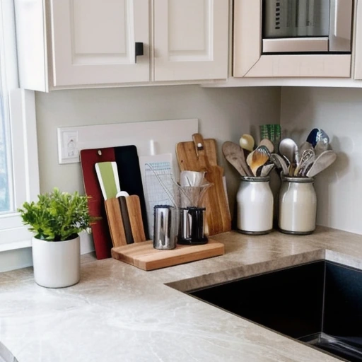 10-kitchen-counter-styling-tips-that-make-clutter-disappear-5 10 Kitchen Counter Styling Tips That Make Clutter Disappear design idea 5