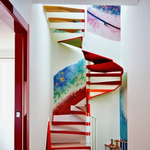 8 Staircase Walls That Turn Dead Space Into Art design idea 6