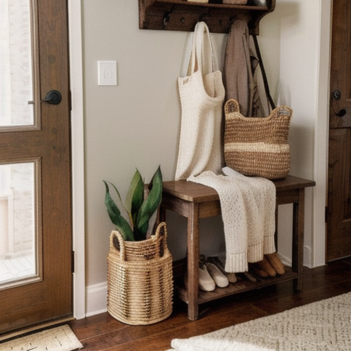 10 Warm Neutral Entryway Styling design idea 6