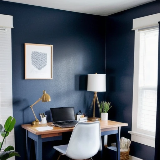 10 Navy Blue Home Office Decor for a Sophisticated Workspace design idea 6