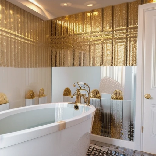 10 Champagne Gold Bathroom Decor for an Elegant Spa Feel design idea 6