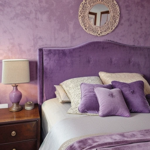 10 Dusty Lavender Bedroom Inspiration for a Soft Vintage Aesthetic design idea 6
