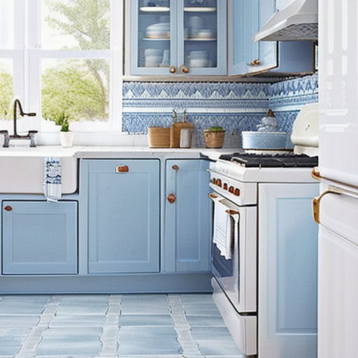 10 Blue and White Kitchen Decor design idea 7