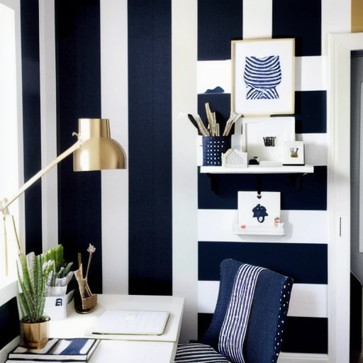 10 Navy Blue Home Office Decor for a Sophisticated Workspace design idea 7
