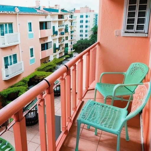10-coral-balcony-inspiration-for-a-bright-apartment-aesthetic-7 10 Coral Balcony Inspiration for a Bright Apartment Aesthetic design idea 7