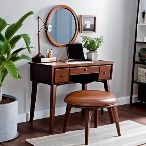 10 Walnut Brown Home Office Setup for Productivity and Style design idea 7