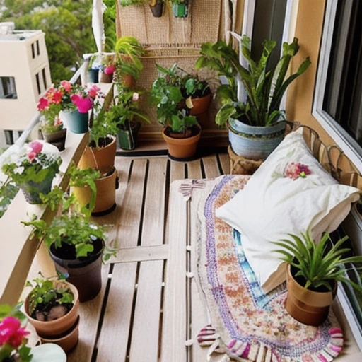 10-boho-beige-balcony-ideas-for-small-apartment-living-7 10 Boho Beige Balcony Ideas for Small Apartment Living design idea 7