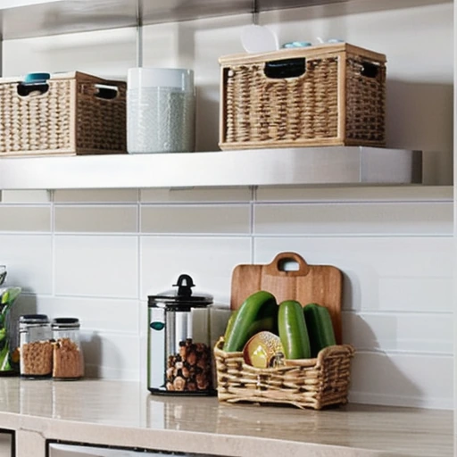 10-kitchen-counter-styling-tips-that-make-clutter-disappear-7 10 Kitchen Counter Styling Tips That Make Clutter Disappear design idea 7
