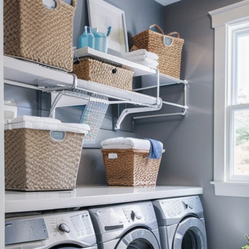 10-soft-gray-laundry-room-makeover-for-organized-living-8 10 Soft Gray Laundry Room Makeover for Organized Living design idea 8