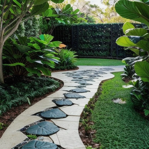 10-dark-green-backyard-landscaping-ideas-for-modern-homes-8 10 Dark Green Backyard Landscaping Ideas for Modern Homes design idea 8