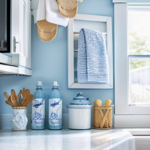 10 Blue and White Kitchen Decor design idea 8