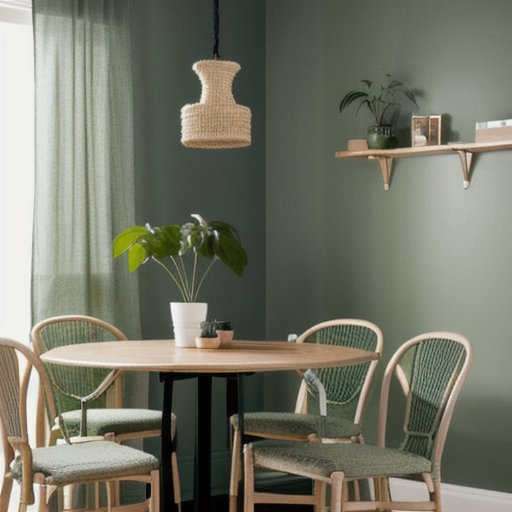 10 Olive Green Dining Room Styling design idea 8