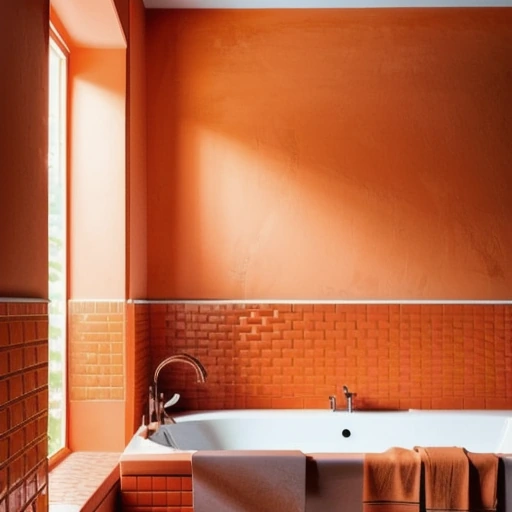 10-clay-orange-bathroom-inspiration-for-warm-earthy-interiors-8 10 Clay Orange Bathroom Inspiration for Warm Earthy Interiors design idea 8