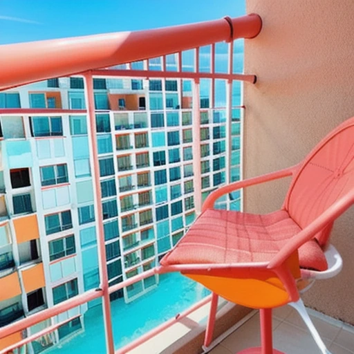 10-coral-balcony-inspiration-for-a-bright-apartment-aesthetic-8 10 Coral Balcony Inspiration for a Bright Apartment Aesthetic design idea 8